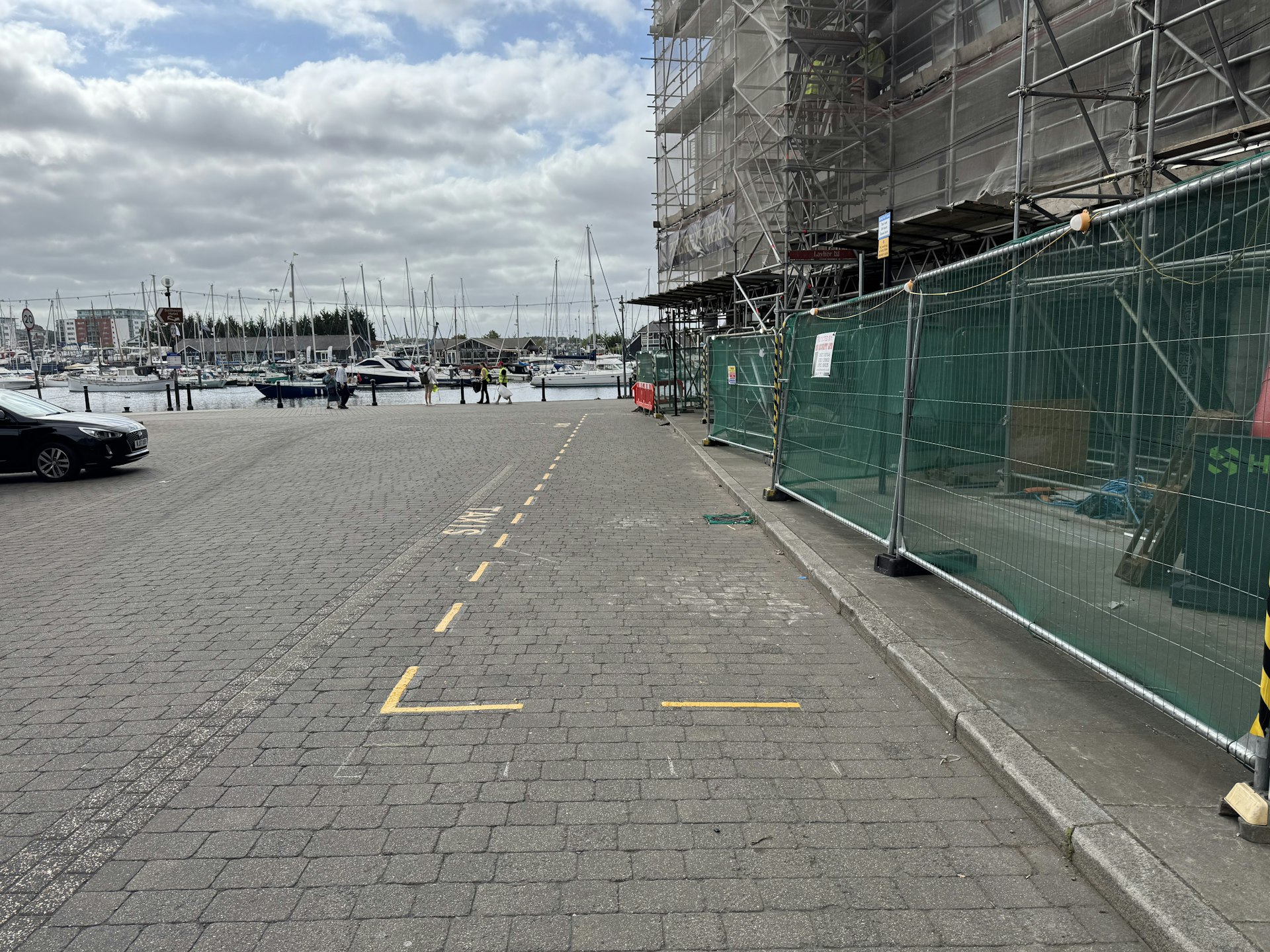 The Key Street taxi rank on Ipswich's Waterfront